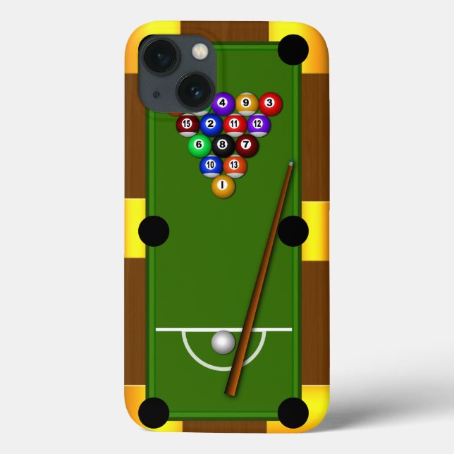 Billard Billard 8 Acht Ball Tough Xtreme Case-Mate iPhone Hülle (Rückseite)