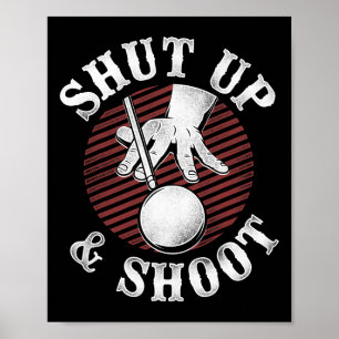 Billard Billard Billard Ball Vintag Retro-Shopping Poster