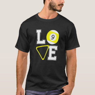 Billard Billard Billard Billard Billard Liebe Graf T-Shirt