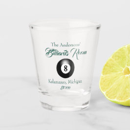 Billard Billard Billard Billardtisch - Bar Schnapsglas