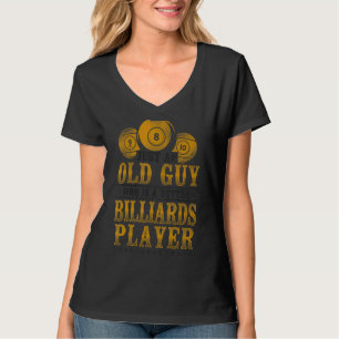 Billard Billard Billard Player Ball Opa Vintag T-Shirt