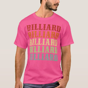 Billard Billard Farben Billard Billard T-Shirt