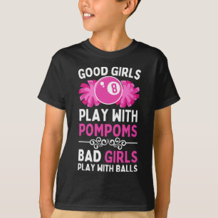 Billard Billard für Damen Mädchen 8 Ll Billiard Po T-Shirt