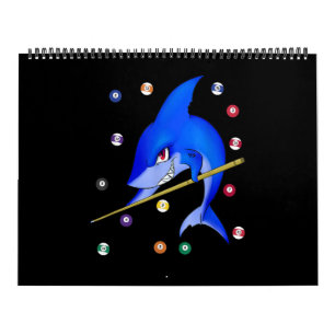 Billard Billard Pool Haifisch Kalender