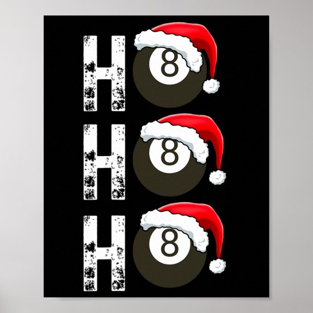 Billard Billiard für Pool Spieler League Poster (Vorne)