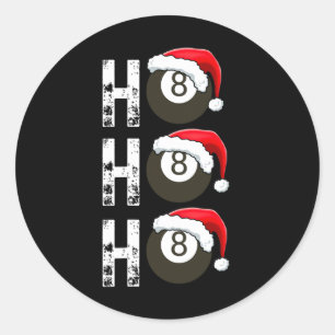 Billard Billiard für Pool Spieler League Runder Aufkleber