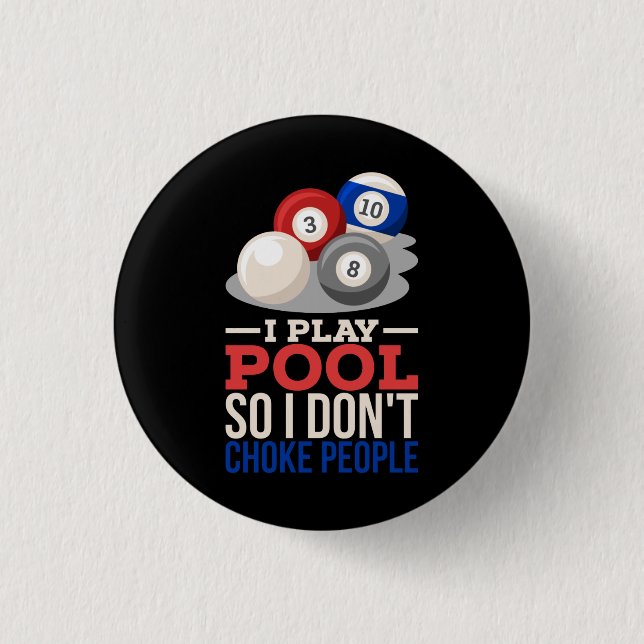 Billard Button (Vorderseite)