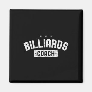 Billard Coach Vintag Billiard Magnet