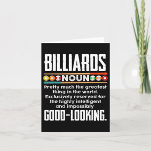Billard Definition - Funny Billiard 8 Ball Pool Karte