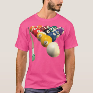 Billard der 8-Ball Pool Team Bar League T-Shirt