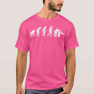 Billard Evolution für Billiard Player Snooker Bi T-Shirt