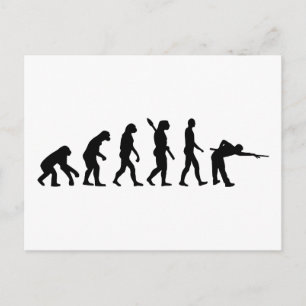 Billard Evolution Pool Postkarte