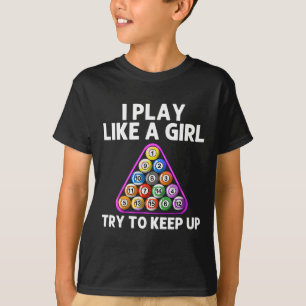 Billard Fantastische Bergwelten Mama 8 km Pool T-Shirt