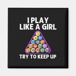 Billard Festival Moon and Stars Mama 8 Ball Poo Magnet