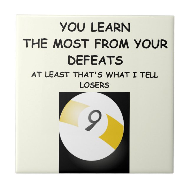 Billard Fliese (Vorderseite)