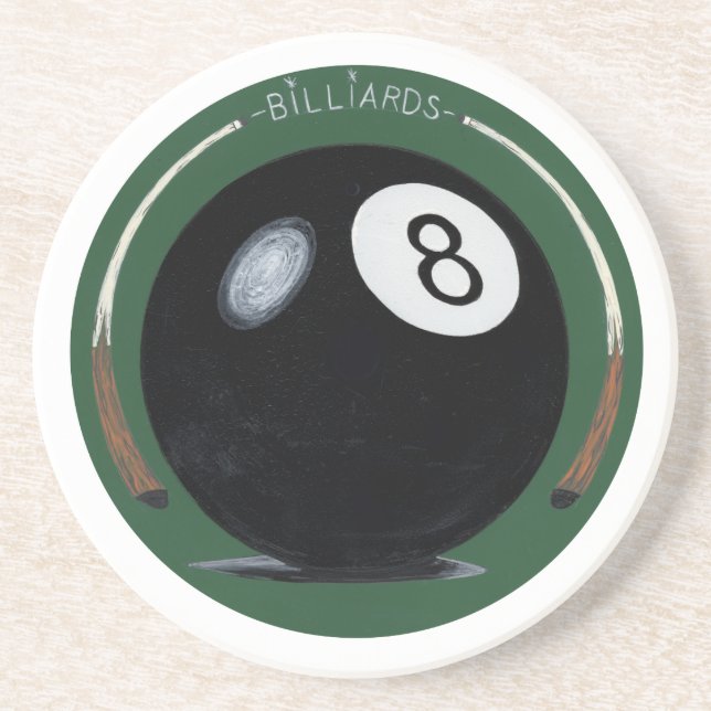 Billard Getränkeuntersetzer (Vorne)