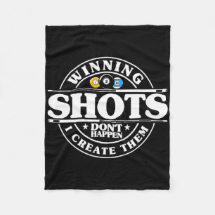 Billard Gewinner Shots 8 Ll Men Women Pool Fleecedecke
