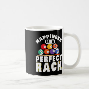 Billard-Glück ist ein perfekter Rack Billard Kaffeetasse