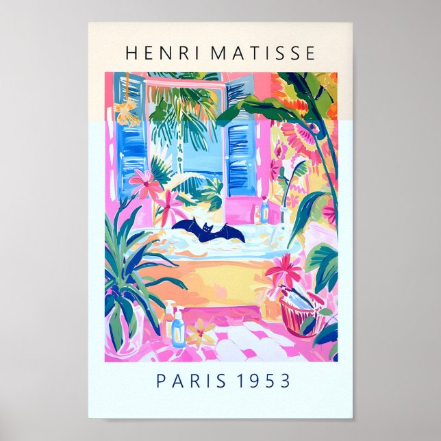 Billard Kunstdruckerei, Pink Wall Art, Mathematik  Poster (Vorne)