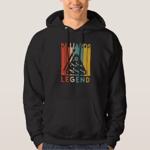 Billard Legend Cool Retro Vintag 8 Ball Game Hoodie