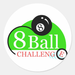 Billard-Liebhaber-Pool-Schießen-Geschenke Runder Aufkleber