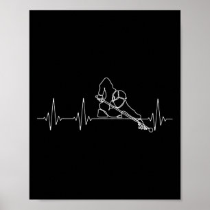 Billard oder Billard Heartbeat Billiard Poster