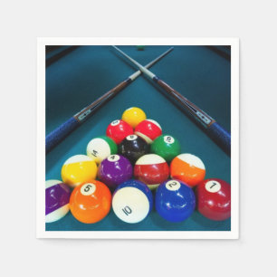 Billard-Papierservietten Serviette