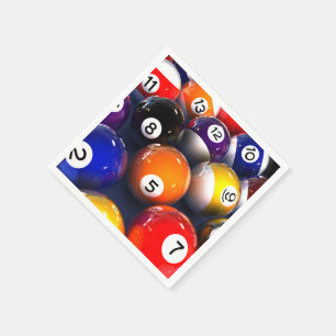 Billard-Papierservietten Serviette