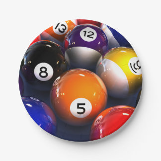 Billard-PapierTeller Pappteller