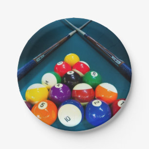 Billard-PapierTeller Pappteller