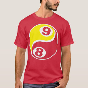 Billard Pool 8 Ball 9 Ball Skull 1 T-Shirt