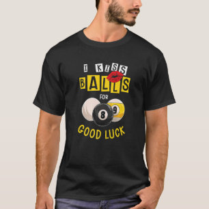 Billard Pool 8 Ball Snooker Female Billiard Spiele T-Shirt
