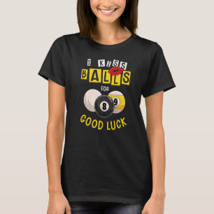 Billard Pool 8 Ball Snooker Female Billiard Spiele T-Shirt