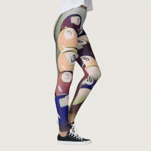 Billard-Pool-Ball-Spiel-Leggings Leggings