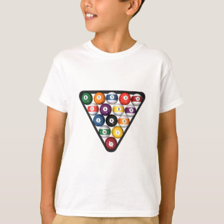 Billard/Pool-Bälle stark beansprucht: T-Shirt