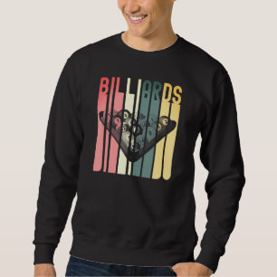 Billard Pool Bar Sports Retro 8 Ball Stick Playa Sweatshirt