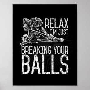 Billard Pool Hall Sport Break Poster