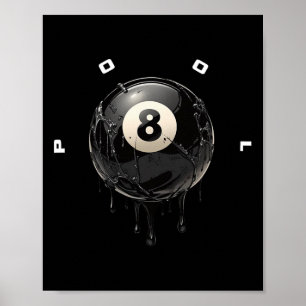 Billard Pool Player-Apparel - Billiard Poster