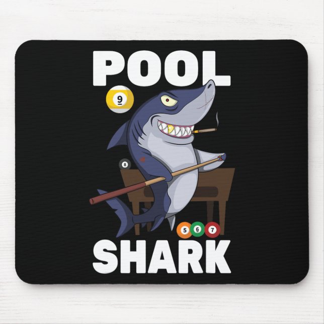 Billard - Pool Shark - Snooker Player - R Pub - Mousepad (Vorne)