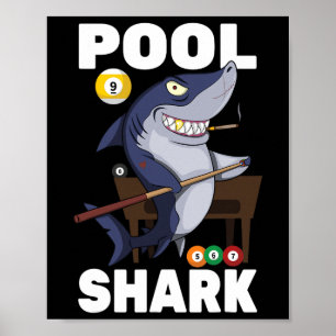 Billard - Pool Shark - Snooker Player - R Pub - Poster