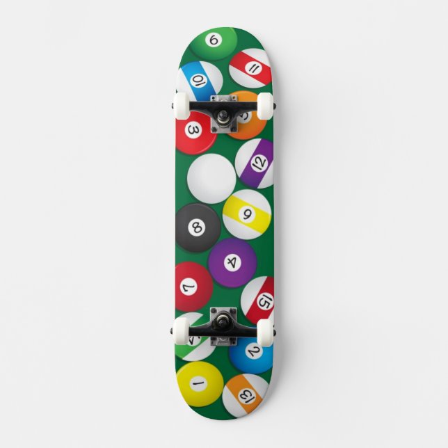 Billard-Pool-Skateboard-Plattform Skateboard (Vorderseite)