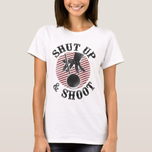 Billard Poolspieler Ll Vintage Halt Den Mund Und S T-Shirt