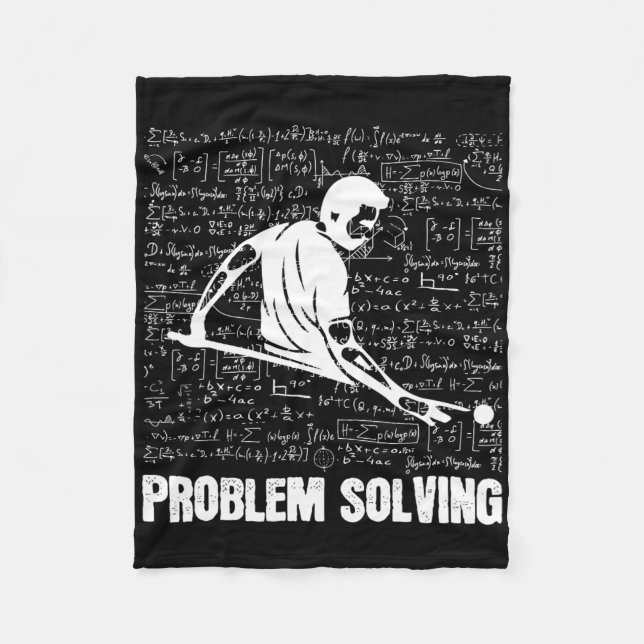 Billard-Problem Lösung für den Sport von Spielern Fleecedecke (Vorderseite)