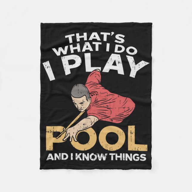 Billard S1 Fleecedecke (Vorderseite)