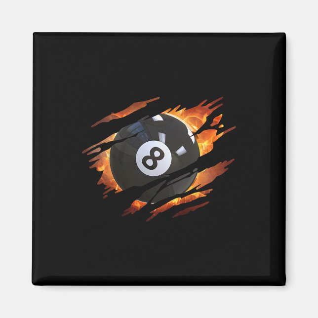 Billard S Men 8 Ll Pool S Pool League Magnet (Vorne)