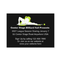 Billard-Salon-Werbebusinesskarten 