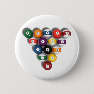 Billard / Schwimmbälle mit Drop Shadow: Button