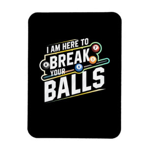Billard Snooker ist hier, um Ihre Bälle zu durchbr Magnet
