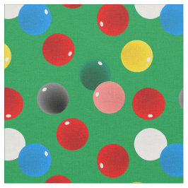 Billard Snooker Pool Balls Muster auf Grün Stoff