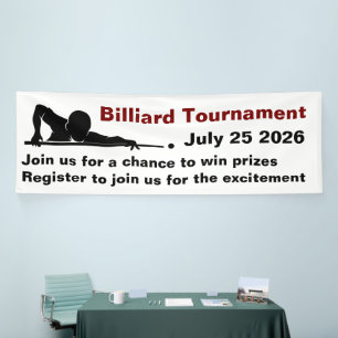 Billard-Snooker-Turnier-Werbebanner Banner